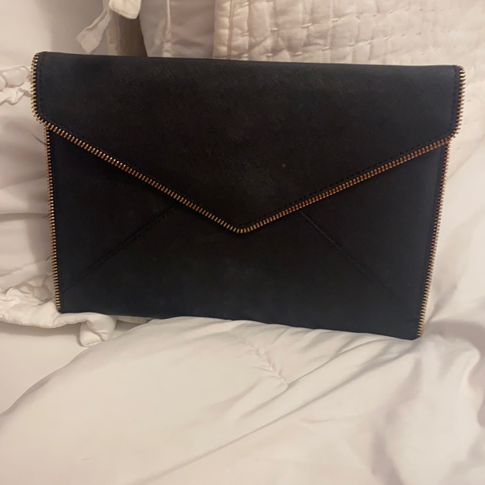 Rebecca Minkhoff Clutch for sale! Color: Black